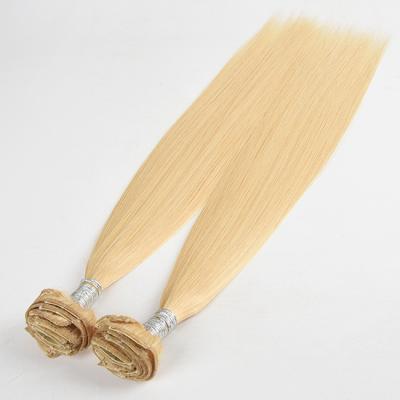 China Wholesale European Russian Cuticle Aligned Hair Tangle Free Clip In Hair Extensions 100% Virgin Remy Seamless Clip In Hair Extensions for sale