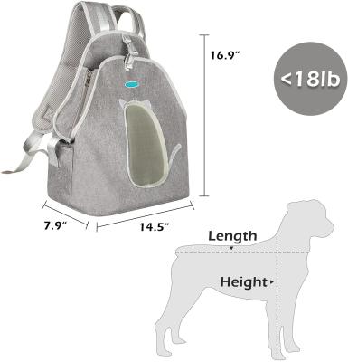 China Sustainably Extinguishing Pet Shoulder Bag Cat Bag Dog Back Chest Carrier Bag for sale