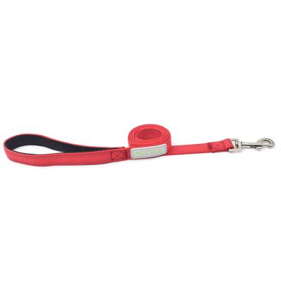 China Viable Hot Sale Multi Colors Amazon Dog Leash Nylon Rope, Outdoor Sport Custom Logo Dog Leash for sale