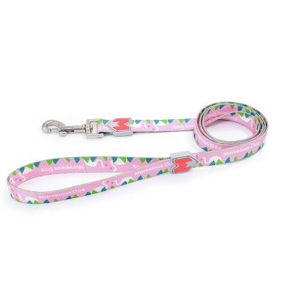 China Viable Hot Sale Multi Colors Amazon Dog Leash Floral Rope , High Quality Adjustable Dog Leash for sale