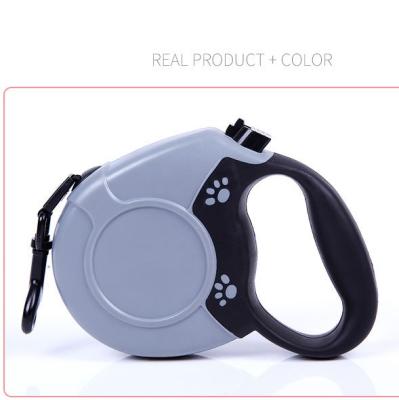 China Special Lights For Large Dogs Traction Retractable Nylon Rope Leash Automatic Extending Dog Pet Leashes for sale