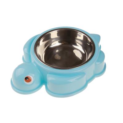 China 2020 Automatic Personalized Stainless Steel Turtle Shape Cat Dog Plastic Animal Pet Bowl, Cat Feeders Automatic Pet Bowls for sale