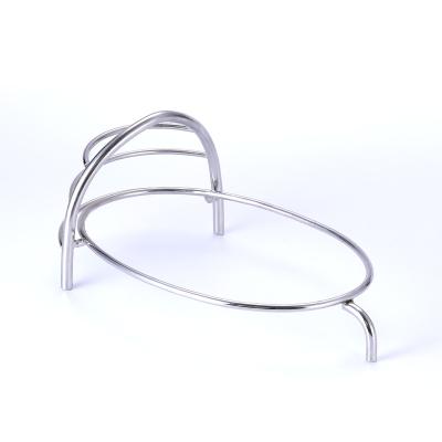 China Factory Restaurant Table Ware High Quality Wire Buffet Serving Rack Single Ceramic Egg Shaped Buffet Rack for sale