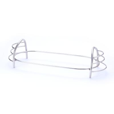 China Wire Ware Factory Restaurant Hotel Catering Party Buffet Rack Single Row Food Dish Stainless Steel Rack for sale