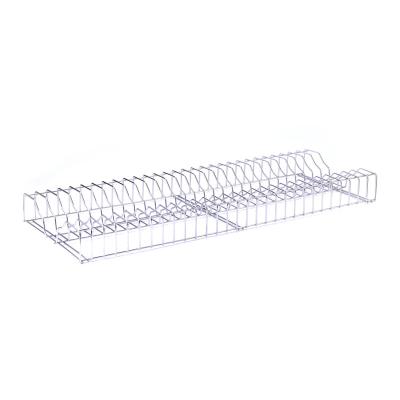 China Viable Hot Selling Dish Drying Rack Stainless Steel Kitchen Dish Storage Rack For Hotel Buffet for sale