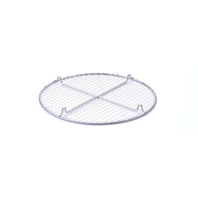 China Sustainable Wire Steaming Rack Stainless Steel Circle Roasting Rack 2.5 Round Cooking Cooling Mesh 360 Rack for sale