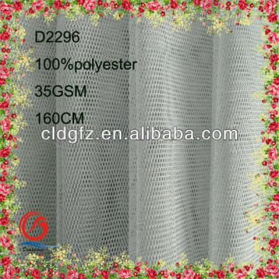 China D2296 Shrink-Resistant Vinyl Coated Woven Polyester Mesh Fabric for sale