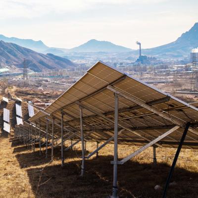 China Sistema de instalación fija de acero galvanizado en caliente para generación de energía por debajo en venta