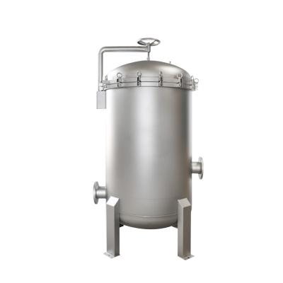 China Custom Filtration 304 Stainless Steel Cartridge Filter Housing 20 Inch For Water Treatment for sale