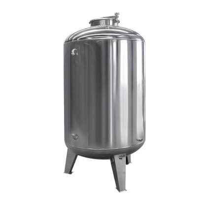 China Constant Temperature Automatic Control SS 304/316 Stainless Steel Water Tank Activated Carbon Quartz Sand Filter Stainless Steel Water Tank for sale