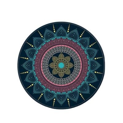 China new Anti-fall vintage bohemian around computer game pad mouse pad small size carpet for sale