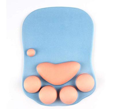 China Silicone Non-Slip Mouse Pad Claw Radiation Protection Dog Small Size Mouse Pad for sale