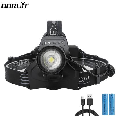 China Camping Amazon XHP50 Super Bright Headlamp New 2000 Lumen Zoomable USB Headlamps For Camping for sale