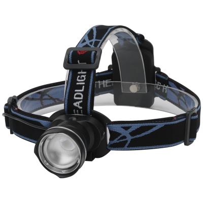 China Factory hot sale camping headtorch, Boruit new style T6 1000 lumens zoomable led headlamp with 3*AAA battery for sale