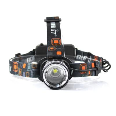 China Adjustable Camping 1000 Lumen XML T6 LED 18650 Zoom Rechargeable Headlamp for sale