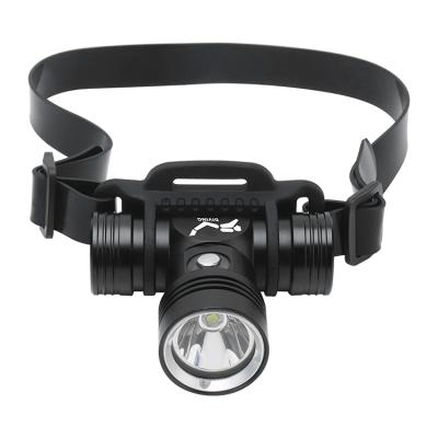 China BORUiT Headlight IPX8 Headlamp High Quality Waterproof Scuba Diving Aluminum Alloy 10W L2 LED Diving Flashlight Camping for sale