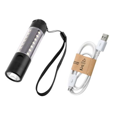 China Portable Mini Rechargeable LED Portable Torch LED Flashlight T6 COB LED Torch Light for sale