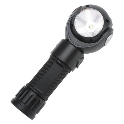 China 360 Degree Rotating Shine Rotary Head Round Led Lamp T6 Beads Flashlights With Magnet for sale