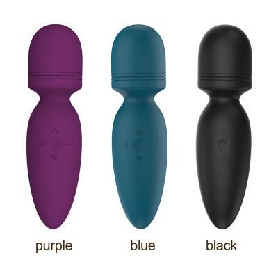 China 10 Strong Vibrating Mini AV Frequency Wand Vibrator AV Massager Clitoris Stimulator Adult Sex Toys Magic Wand Vibrator For Women for sale