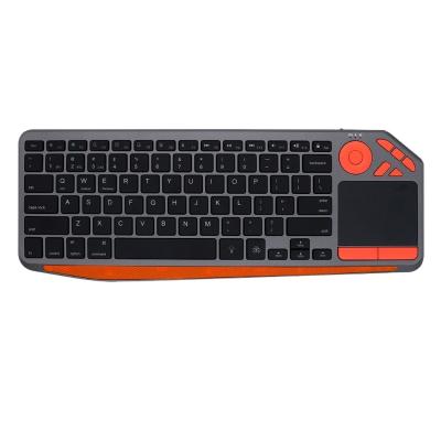 China ForBluetooth 2.4G touch keyboard multimedia hot key keyboard waterproof wireless dual mode computer TV smart keyboard for sale