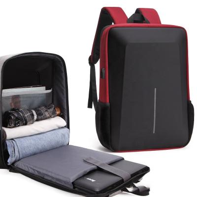 China With USB Large Capacity Oxford USB Multifunctional Hard Shell Backpack Anti Theft Laptop Bag Package For Men's Business Backpack for sale