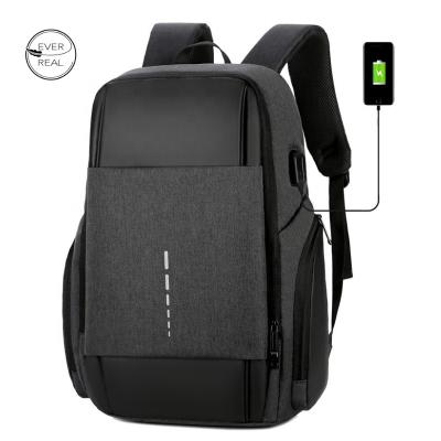 China With USB Best Durable Anti Theft Business Travel Laptop Backpack With Left Charging Usb University School Computer Bag for sale