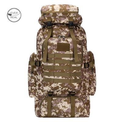 China 80L Waterproof Backpacks Increasing Rucksack Trekking Hunting Travel Outdoor Army Camouflage Military Tactical Rucksacks for sale