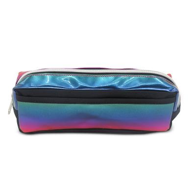 China Fashion\Promotion Eco-friendly Wholesale Custom Printed Waterproof PVC Laser School Pencil Case Bag\Durable For Kids Girls for sale