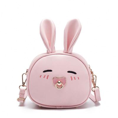 China Fashinable Cute Rabbit Bag Kids Cartoon Children Girls Small Snacks Bag PU Leather Cross - Body Purse Bag Backpack for sale