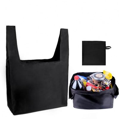 China Reusable Folding Reusable Polyester Bag Shopping Bag Supermarket Portable Raincoat (30cm for sale