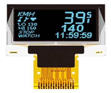 China Monochrome M00930 OLED display module Size: 0.49inch for sale