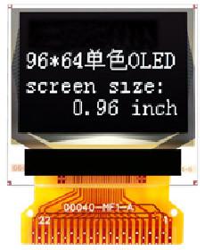 China Monochrome M00990 OLED display module for sale