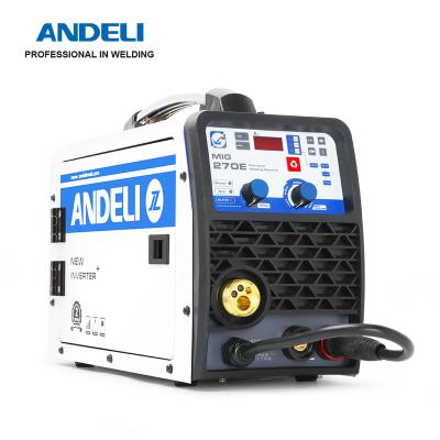 China ANDELI MIG-270E PORTABLE Single Phase 220V MIG/TIG/MMA 3 in 1 MIG Welding Machine Without Gas Welder for sale