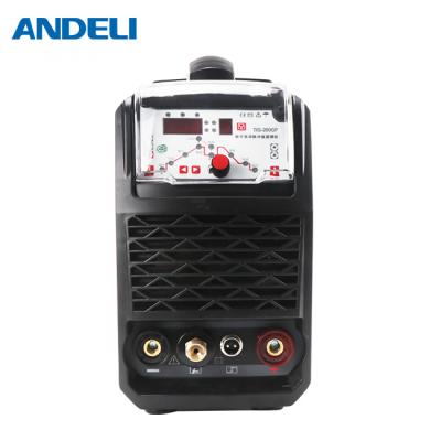 China ANDELI TIG-250GP 110V/220V Single Phase DC Inverter Pulse Cat Welding Machine Portable Intelligent Building Material Stores TIG Welding Machine for sale