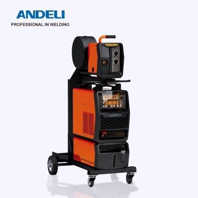 China INVERTER ANDELI MIG-350P High Frequency Heavy Duty Digital Synergic Gas MIG Welder Dual Pulse CO2 MIG Aluminum Welding Machine for sale