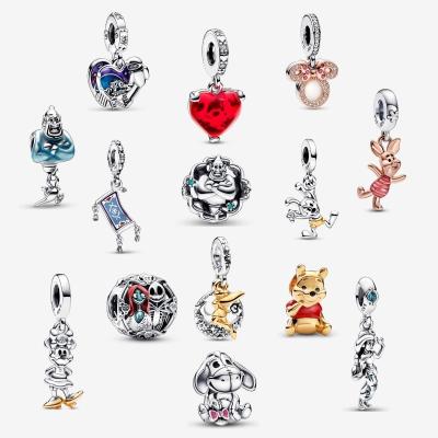 China The 2023 New FASHIONABLE 925 Sterling Silver Pendant Hot Anime Characters Bracelet Charm Classic Metal Accessories for sale