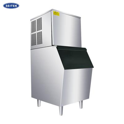 China Large Commercial Hotel Stainless Steel Ice Maker Making Machine For Supermarket Mall for sale