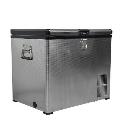 China OEM Factory 40L Portable Drink Vegetable Fruit Travel Car Fridge Freezer Fridge 625*460*520mm for sale