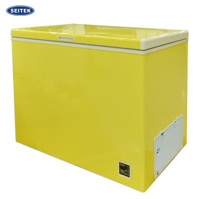 China High quality 12/24V AC-DC large capacity solar fridge and freezer for caravan and home 854*615*856 for sale