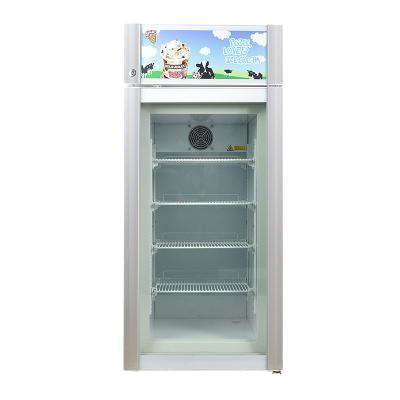 China RV OEM Commercial Vertical Worktop Ice Cream Display Fridge Freezer Freezer Fridge for Shop Store for sale