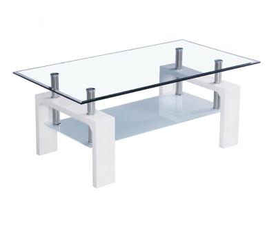 China Modern Glass + MDF Coffee Table Living Room Furniture for sale