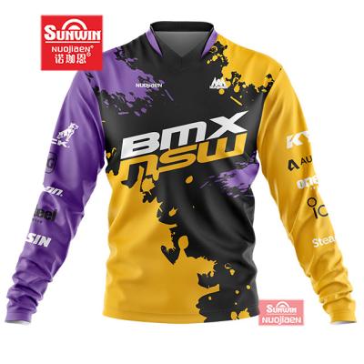 China Breathable 100% Polyester Design Factory Logo Clothing Custom Cycling Jersey for sale