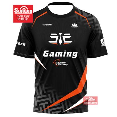 China Antibacterial Good Quality Hot Selling Esports Tank Top Hot Sale Custom Logo Spandex Polyester Team Men T-shirt for sale