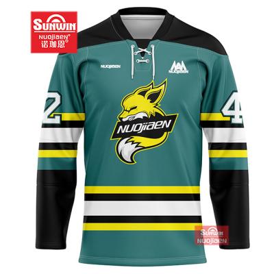 China Ice Hockey Jersey Good Quality Ice Hockey Wear Custom Made Youth Tank Tops Team Ice Hockey Uniform for sale