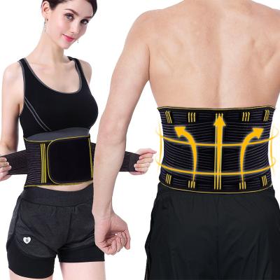 China Wholesale Universal Adjustable Weight Loss Wrap Sweat Back Support Belt Waist Trainer Workout Waist Support Belt for sale