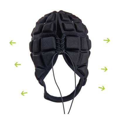 China Protective Soft Shell Protective Headgear , Multi-sport Gear Rugby Headguards Padding Padded Headgear for sale