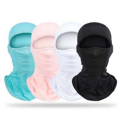 China Anti-UV Summer Ice Face Mask Headwear Bicycle Bandana Sports Recycling Silk Anti-UV Mask for sale