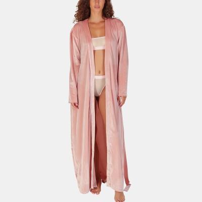 China Breathable Breathable Long Sleeves Pajama Sets Silk Satin Arabic Robe Sets for sale