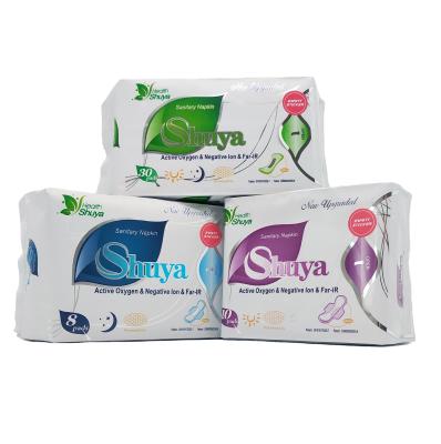 China Shuya Breathable Ultra Thin Anion Absorption OEM Anion Super Sanitary Napkin With Fragrance Sanitary Pad for sale