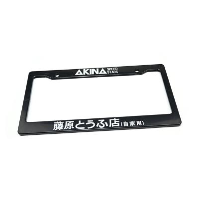 China UV Resistant High Quality Custom Design Car License Plate Frame Number Plate Frame License Plate Holder Wholesale For Car for sale